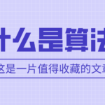 什么是算法？
